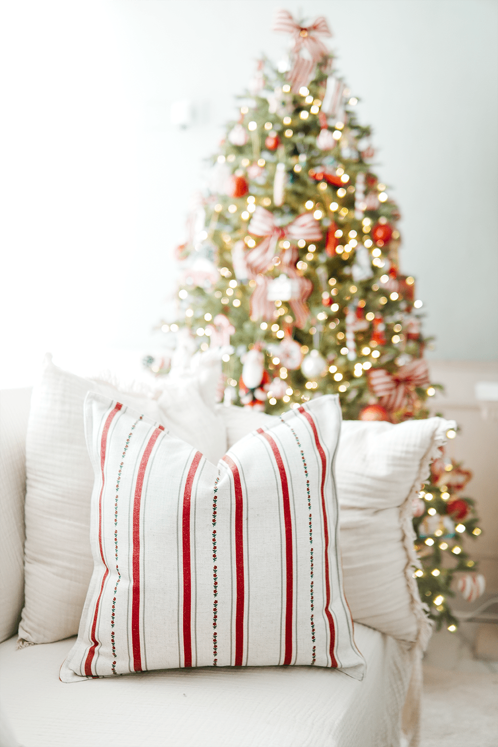 Vintage Vermillion Cushion Cover